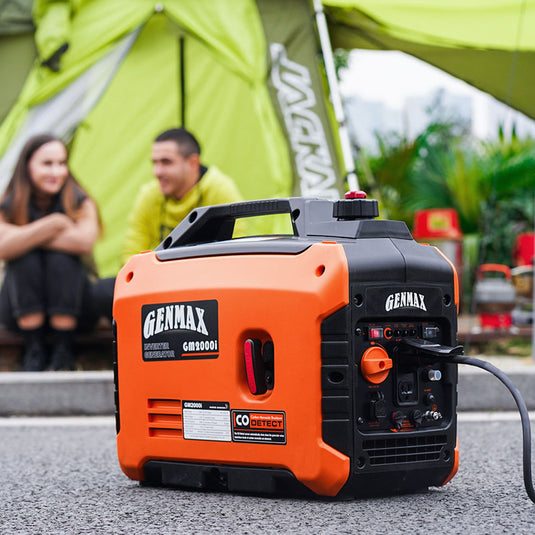 GENMAX GM2000i 2000 Watt Gasoline Inverter Generator with CO Detect