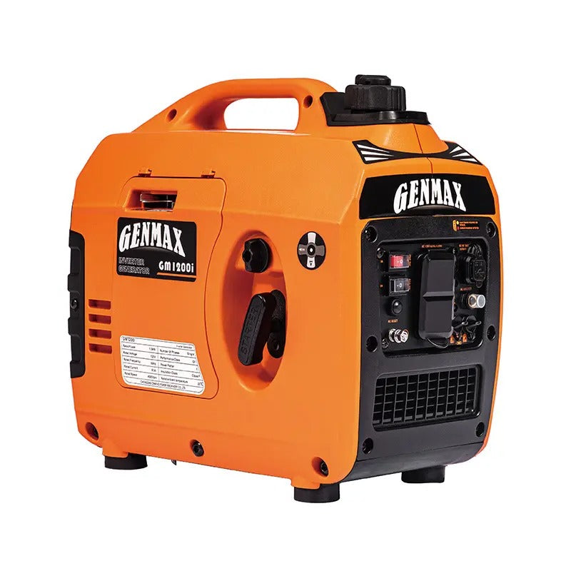 Load image into Gallery viewer, GENMAX GM1200i 1200 Watt Gasoline Inverter Generator with CO Detect