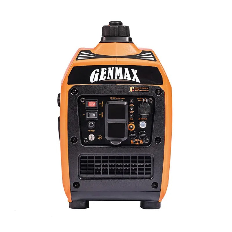 Load image into Gallery viewer, GENMAX GM1200i 1200 Watt Gasoline Inverter Generator with CO Detect