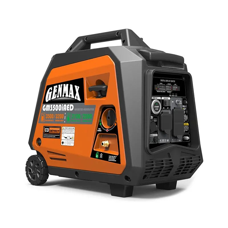 Load image into Gallery viewer, GENMAX GM3500iAED 3500 Watt Dual Fuel Inverter Generator with CO Detect