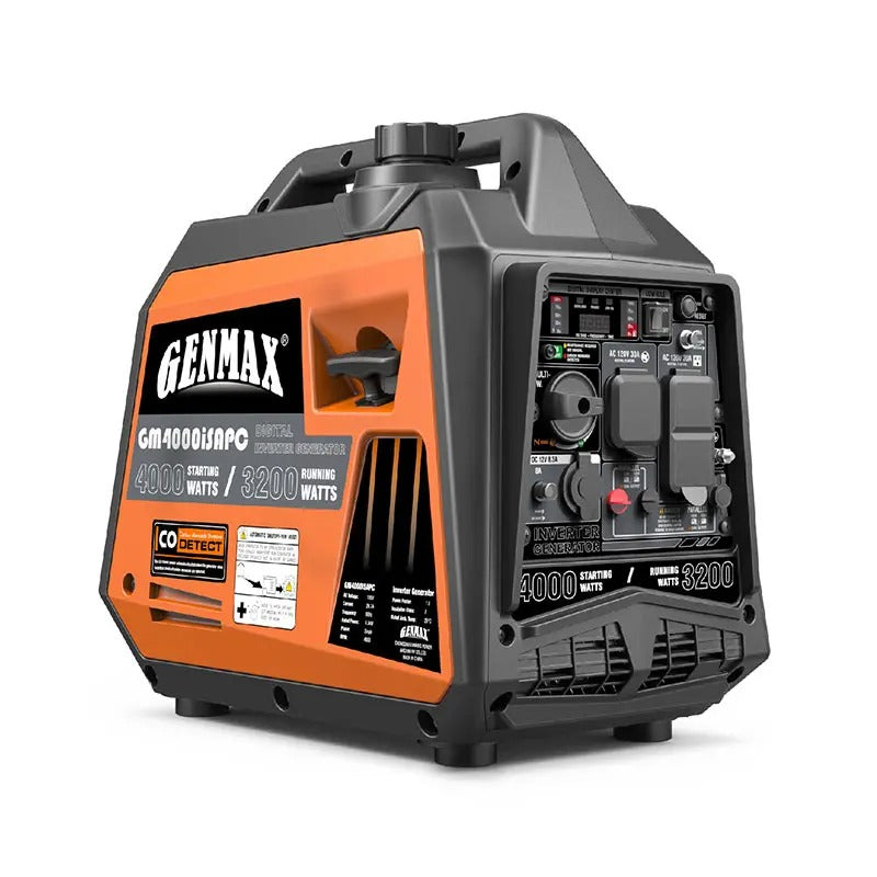 GENMAX GM4000iSAPC 4000 Watt Gasoline Inverter Generator with CO Detec