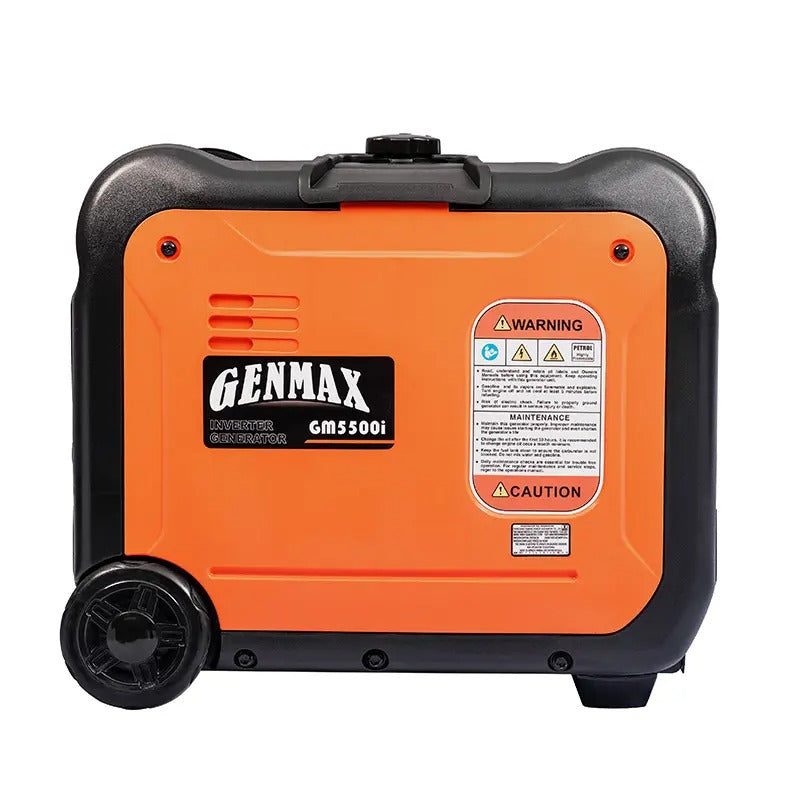 Load image into Gallery viewer, GENMAX GM5500i 5500 Watt Gasoline Inverter Generator with CO Detect